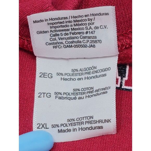 Alabama Crimson Tide Sweatshirt Size 2XL Red Crewneck Men VTG Gildan Heavyweight - Picture 6 of 10